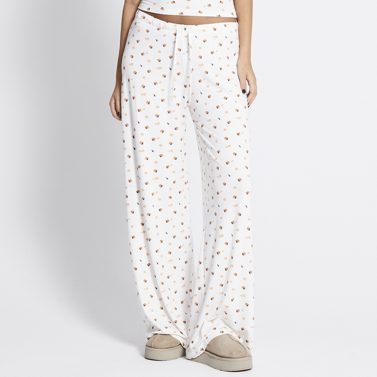 Loose soft pants "Holly Printed"